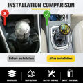 95MM Universal Racing 5 Speed Car Gear Shifter Knob Manual Transmission Automatic Alloy Gear Shift Knob Shift Lever. 