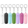 Lighter And Thinner Female Portable Alarm With Keychain, 130dB Volume, Electronic Whistle, Backpack Pendant, LED Lighting.