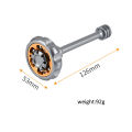 EDC fingertip windmill scepter slider fingertip toys adult reduction gyro metal slider finger push rotating coin decompression.