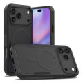 Premium 2IN1 Heavy Armor Magnetic Charging Case for IPhone 17 Air 16 15 14 Plus 13 12 Pro Max Shockproof PC Matte Protect Cover.