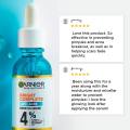 Garnier Bright Complete Facial Serum With 4% Vitamin C Niacinamide AHA Salicylic Acid Daily Hydrating Essence Skin Care 30ml. 
