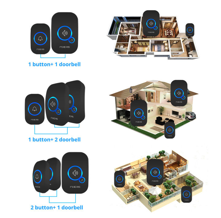 Fuers%20Wireless%20Doorbell%20Waterproof%20Welcome%20Chime%20Home%20Door%20Bell%20Intelligent%2032%20Songs%20Smart%20Alarm%20With%20Battery%20For%20Store%20Hotel%20-%20Image%206