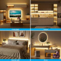 USB Tuya Zigbee COB LED Strip Light 5V 1M 2M 3M 4M 5M 3000K 4000K 6000K Dimmable Tape Lamp Room Decor for Alexa  Assistant. 