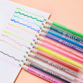 6/12pcs 3D Jelly Pens Highlighter for Diary, DIY Creative Art or Painting, Student Adult Art Stationery Supplies. 