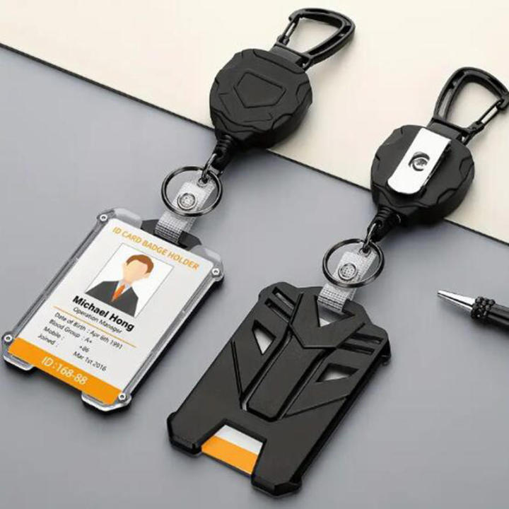 New%20Badge%20Holder%20Carabiner%20Keychain%20%20ID%20Holder%20Retractable%20Reel%20Mountaineering%20Buckle%20Multiple%20Tools%20Accessories%20-%20Image%202