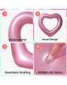 Heart Shape Inflatable Swim Ring Love Heart Pool Float Swimming Ring For Summer Beach Pool Party. 