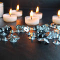 100PCS Candle Wick Tabs Metal Sustainer Tabs Multi-Purpose Candle Wick Base 20/16/14/12.5mm for Wide Variety Wicks Candle DIY. 