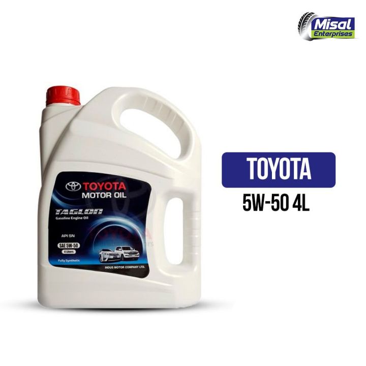 TOYOTA ORIGINAL TAGLON 5W50 ( 4 Liters)SN/SAE Engine oil