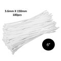 Cable tie 3.6mm x 150mm wire tie clip clamp wiring 100 Pcs. 
