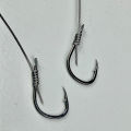 80pcs Small Fishing Hook 3#-12# Pre-tied Fishing Hooks With PE Line Double Hook Fish Hooks. 