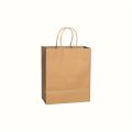 10pcs-Solid color gift bags with handles, kraft paper bags, gift candy bags, suitable for gift packaging, wedding grocery bags.