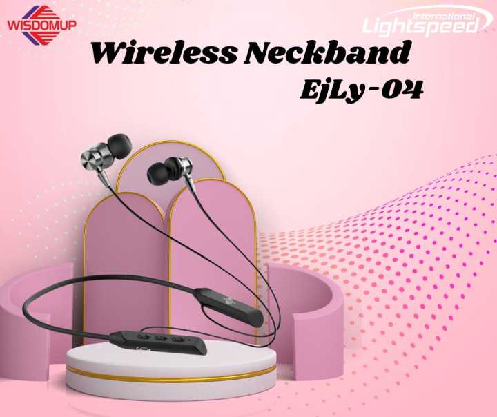 Wisdom Neckband Wireless Headphones Bluetooth Neckband