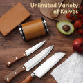 Rolling Knife Sharpener Magnetic Knife Holder Diamond Sharpening Stone Kit with 15 and 20 Degrees Angle Roller Kitchen Accessory. 