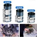 Piston Ring Compressor 3/4/6 Inch Ratchet Clamp Disassembly Tool Set- Adjustable 53-175mm Car Piston Ring with Piston Ring Plier. 