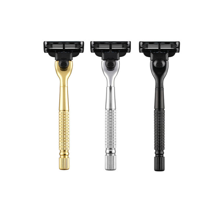 Men 's Manual Razor Handles for Mach 3 Razor Blades ，Replaceable Razor ...