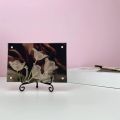 1pc Black Iron DIY Craft Bracket Book Holder Photo Pedestal Bowl Picture Frame Plate Rack Display Stand Easel Storage Holders.