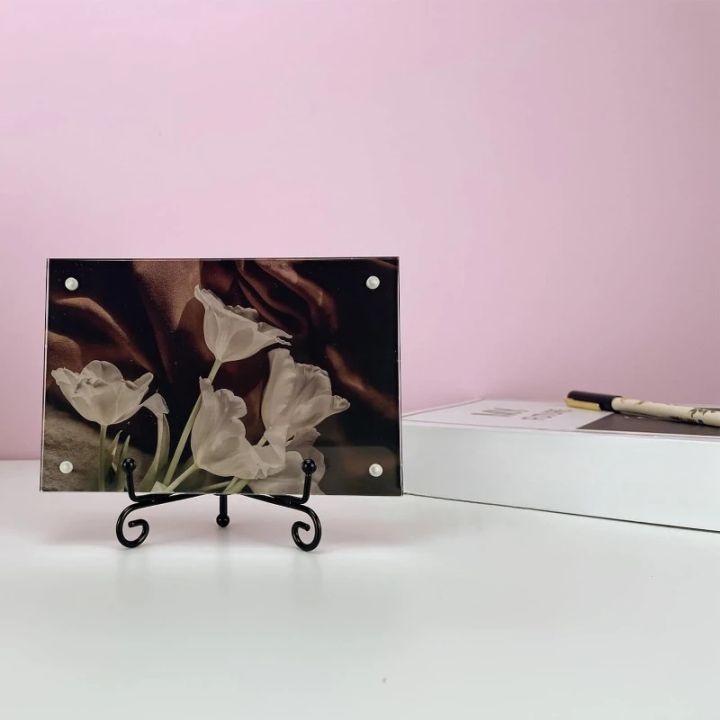 1pc%20Black%20Iron%20DIY%20Craft%20Bracket%20Book%20Holder%20Photo%20Pedestal%20Bowl%20Picture%20Frame%20Plate%20Rack%20Display%20Stand%20Easel%20Storage%20Holders%20-%20Image%205