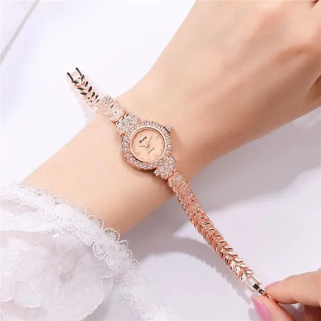 Beautiful Bracelet Style Wristwatch for Women and Girls