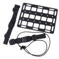 Motorcycle Molle Panel For Trunk Storage Metal Waterproof Tactical Universal Side Box Organizer Modular Storage. 