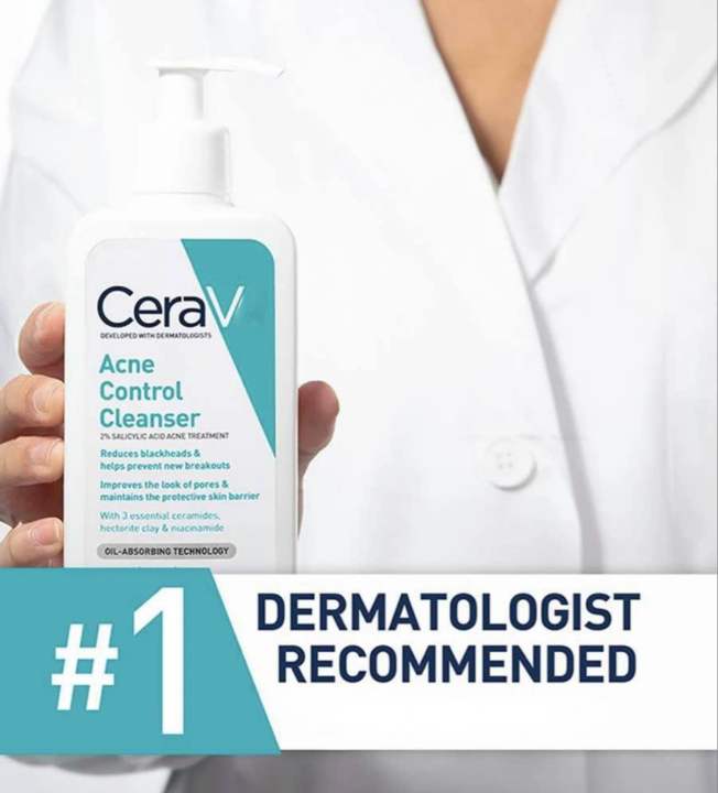 Acne Control Face Wash – Oil Free Deep Cleansing, Anti Acne, Pimples & Dark Spots Removal, Gentle Daily Cleanser for Oily & Acne Prone Skin – Brightening & Refreshing Formula for Men & Women