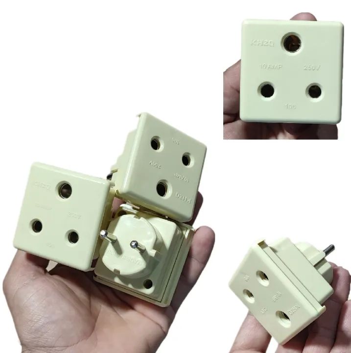 AC Plug Switch 2Pin To 3Pin Switch Round Pin Switch Power Plug Electric ...