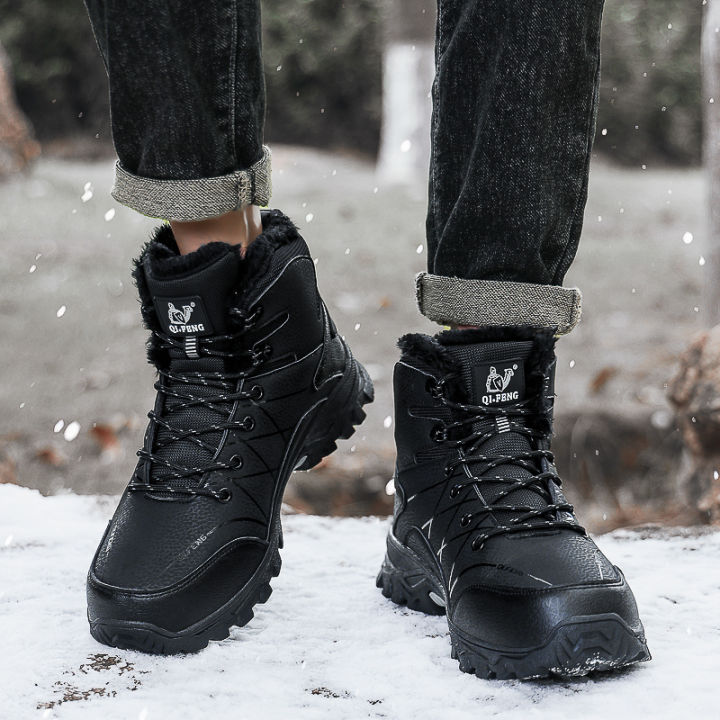 Autumn%20New%20High%20Top%20Sneaker%20Men%20Winter%20Plush%20Warm%20Snow%20Boots%20Outdoor%20Anti%20slip%20Wear%20resistant%20Mountaineering%20Hiking%20Footwear%20-%20Image%204