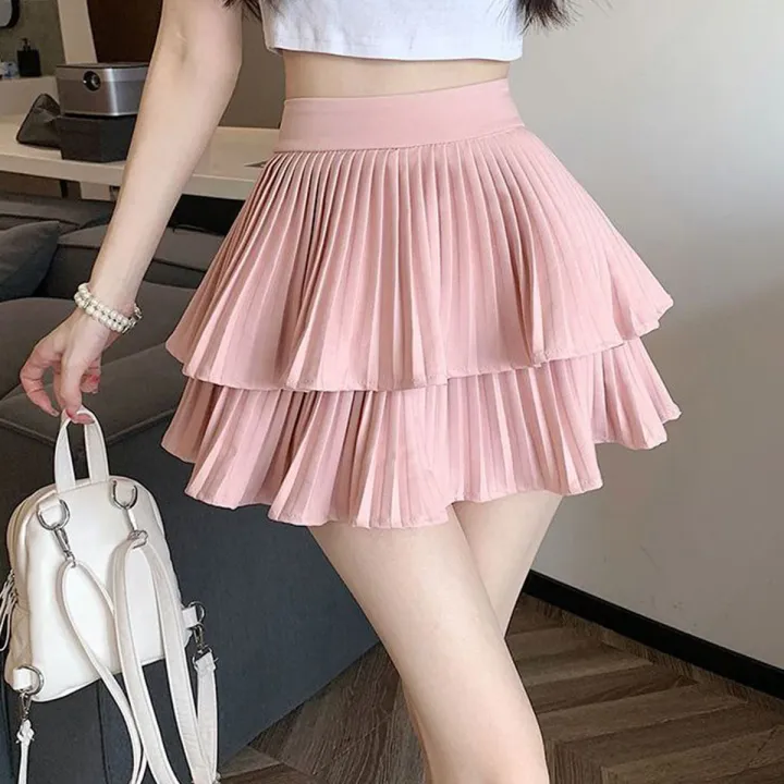 Women%20sexy%20Korean%20high%20waist%20pleated%20skirt%20-%20Image%206