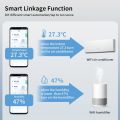 TNCE Tuya sensor temperature Humidity wifi or zigbee, Indoor Thermometer Hygrometer Monitor, smart life voice alexa  home. 