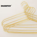 Delicate Metal Clothes Hangers Silver Gold Lightweight Sturdy Clothing Coat Hanger for Hanging Shirts T-Shirts Blouses.