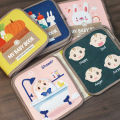1pcs Montessori Busy Book Baby Early Education Book，Puzzle Toy, Animal Cognitive Fabric Book, Repeated Paste Book & Sensory Toys. 