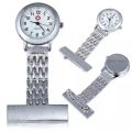 Nursing Watch Top-Quality Stainless Steel Nurse Clip-On Brooch Watch. 