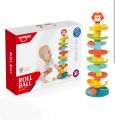 Huanger Roll Ball 7 step, 3 ball Drop the Ball and It Will roll down Puzzle Fun Game Early Learning and Educational by toy trend. 