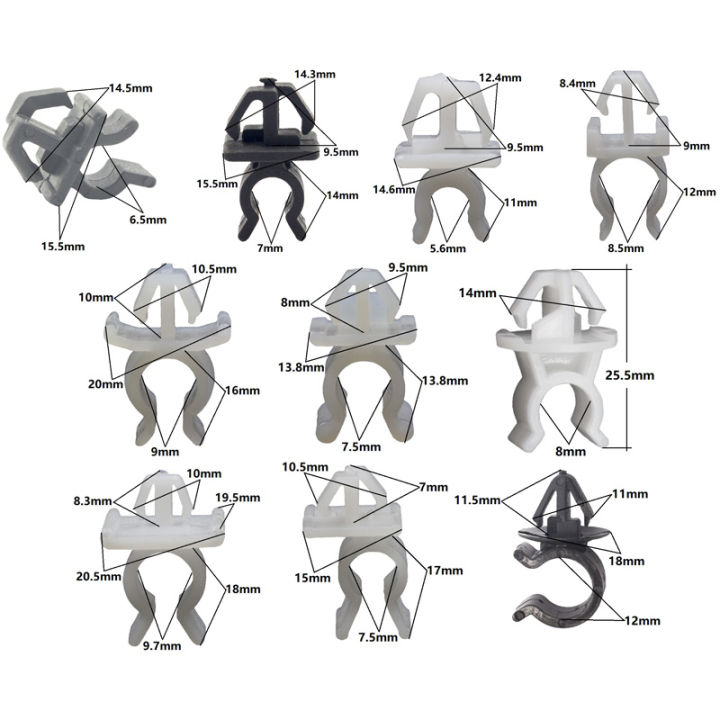 20%20PCS%20Car%20Fastener%20Hood%20Bonnet%20Prop%20Rod%20Support%20Clip%20nylon%20plastic%20retainer%20for%20Toyota%20Nissan%20Benz%20Hyundai%20Honda%20-%20Image%203