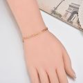 Anklet/Bracelet gold 60cm length adjustable. 