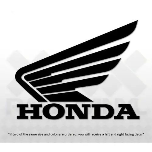 Honda Wing Logo Vinyl Decal - Sticker Emblem Motorcycle Bike JDM 6"Inches