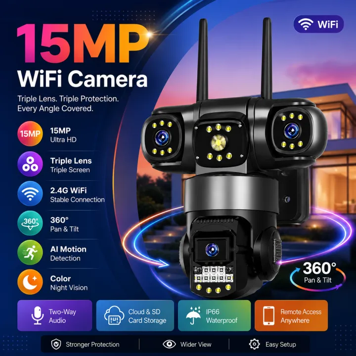 15%20MP%20=5MP+5MP+5MP%20%20Ptz%20Wifi%20Outdoor%20Security%20%20Camera%20Lens,%203%20Screen,%20CCTV,Color%20Night%20Vision%20Auto%20Tracking,%20Waterproof15MP%20WiFi%20Camera%20with%20Three%20Lens%20Three%20Screen%20Color%20Night%20Vision%20PTZ%20Outdoor%20Waterproof%20Security%20IP%20Camera%20CCTV%20Surveillance%20Cam%20-%20Image%202