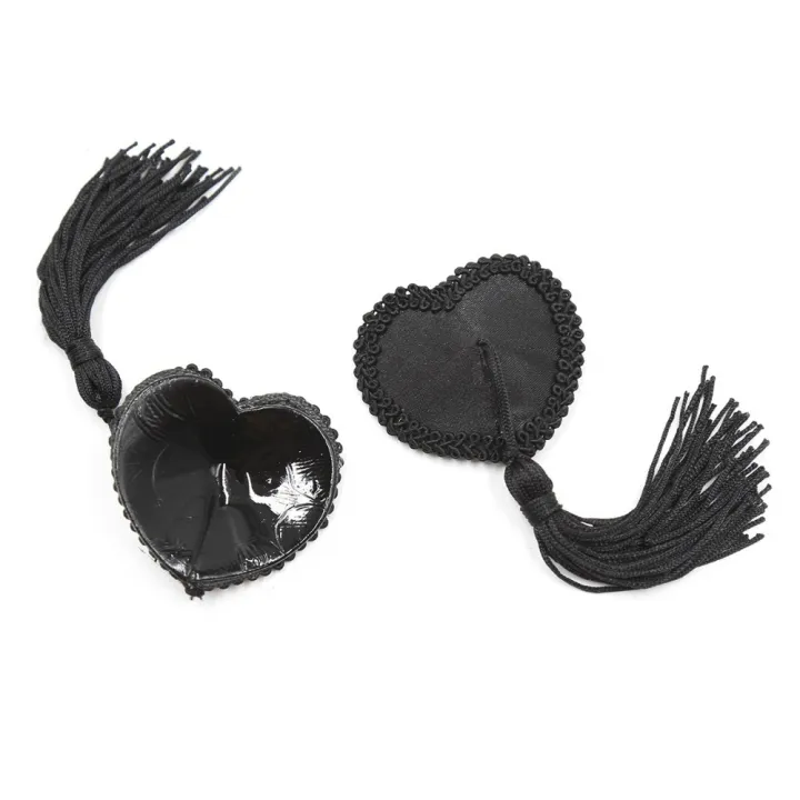 Women%20Heart%20Lace%20Nipple%20Covers%20Tassel%20Pasties%20Reusable%20Adhesive%20Breast%20Petals%20Exotic%20Lingerie%20Accessories%20For%20Romantic%20Night%20-%20Image%203