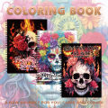 Adult Coloring Book -30 Sheet Spiral Coloring Book, 11.2X 8.3Inch, 100Gsm Thick Paper, Back to School, New Year, Birthday Gift. 