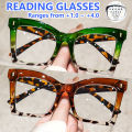 Stylish Cat-Eye Frame Reading Glasses, Retro Simple Reading Glasses for Men and Women, Farsighted +1.0 To +4.0. 
