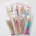 Cute Mermaid Soft Makeup Brushes Set High Quality Imported. 