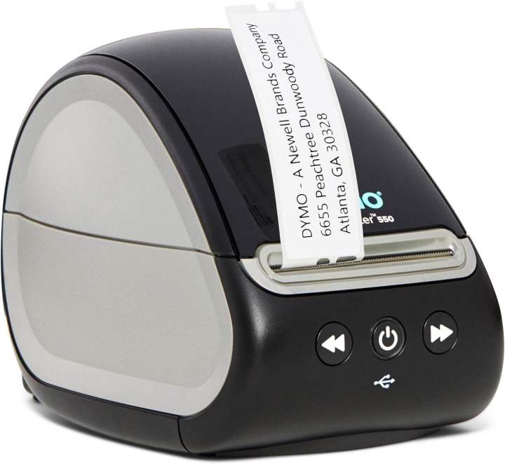 DYMO LabelWriter 550 Label Printer, Connects through USB or LAN