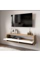 Wall Mounted Mini Tv Console,Living Room Decor, Fly TV Unit, Floating Tv Stand. 