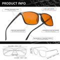 KINGSEVEN Design Blue Light Blocking Men Women Classical Retro Eye Protection Reduces Eye Strain Square Optical Lens Eyeglasses. 