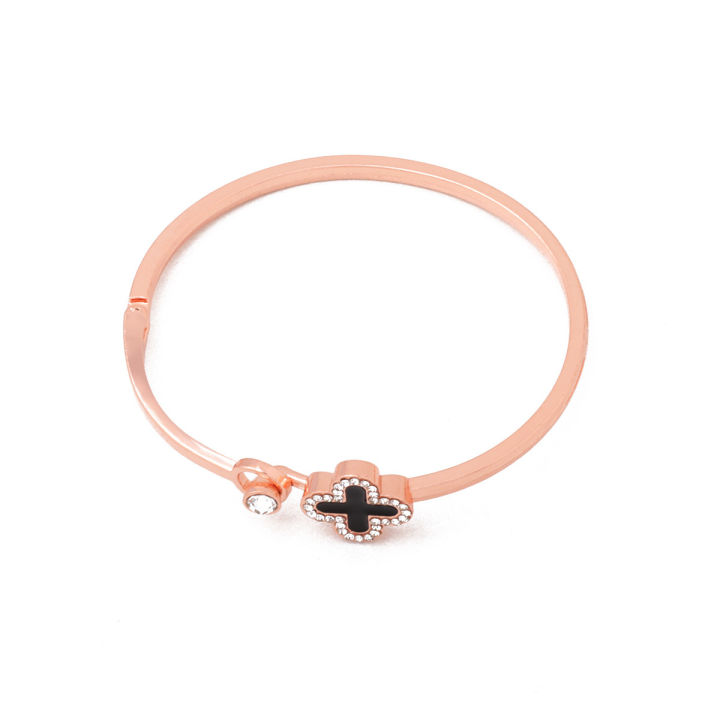 Metal%20Titanium%20Steel%20Bangle%20Rose%20Leaf%20Clover%20Charm%20Opened%20Cuff%20Bangle%20Bracelet%20for%20birthday%20gift%20%7C%20Rose%20Gold%20-%20Image%204