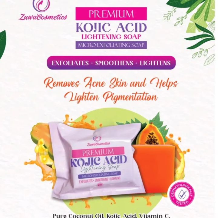 Premium%20Kojic%20Acid%20Soap%20by%20Zuwa%20Cosmetics,%20Exfoliates,%20Smoothens,%20Lightens%20-%20135%20gm%20-%20Image%202