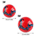1PC A Size 3 and 5 Cyclone Football, Soft Inflatable Red Soccer Ball, Suitable for Training and Match Play. 