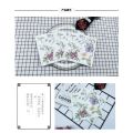 Colourful Printed Napkins Creative Plate Bone Bart Floral Square Paper Napkin Party Wedding Restaurant Paper Placemats 20pcs/pac. 