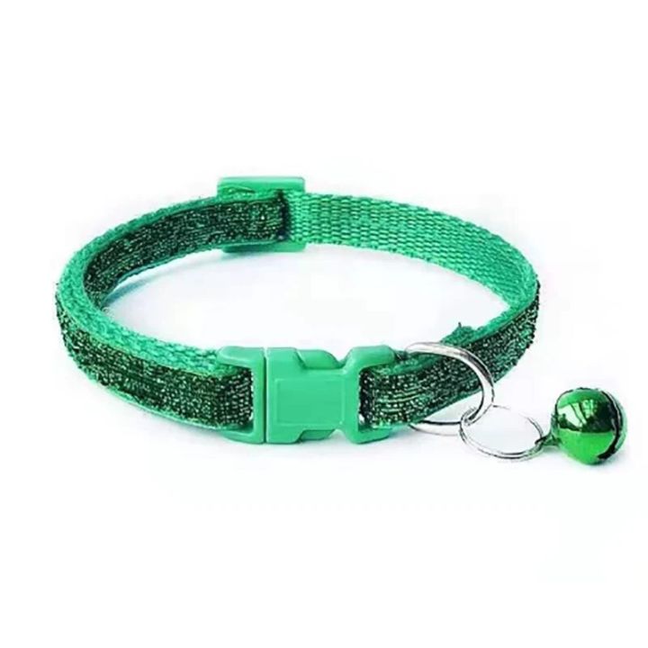 Pet Bell Collar Snapon Colorful Cat Collar Necklace Dog Collar
