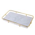 Iron Cosmetics Storage Rack Make-up Organizer Metal Frame Golden colour. 