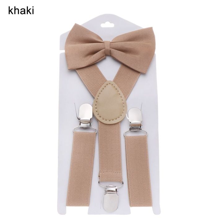 Kids%20Elastic%20Suspenders%20Bow%20Tie%20set%20Matching%20Tuxedo%20Suit%20Unisex%20Boy%20Girl%20Bowtie%20Wedding%20Costume%20Adjustable%20Y-Back%20Brace%20Belt%20-%20Image%207